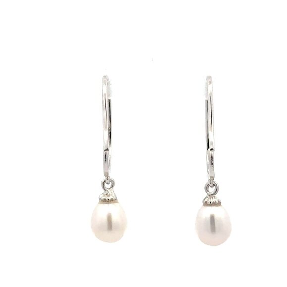 Unbranded Jewelry - 925 Sterling Silver Dangle Drop Freshwater Pearls